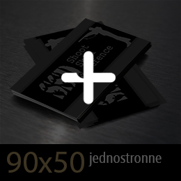 wizytówki jednostronne 90x50